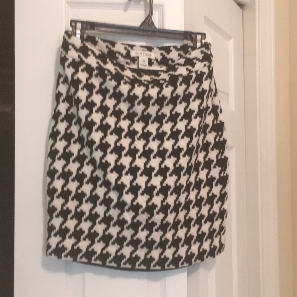 White House black market wool skirt